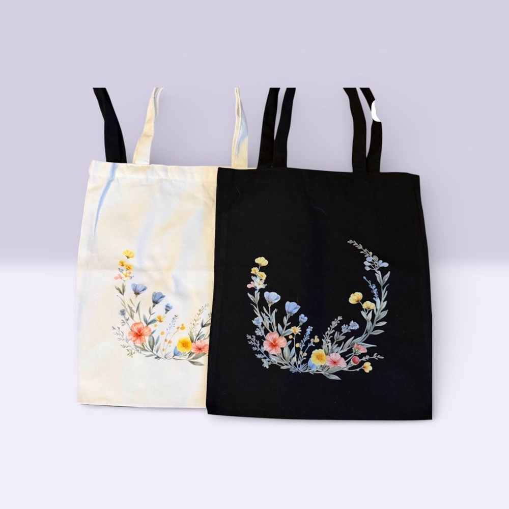 Floral and Graphic Tote Bags Pick one or more - Picture 3 of 4